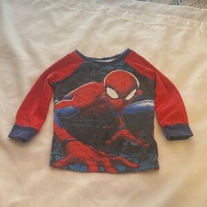 Marvel Spider-Man Long Sleeve Shirt - Red and Blue